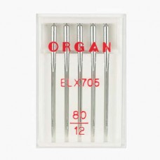 Иглы Organ для распошивальных машин № 80 5 шт. EL705-80