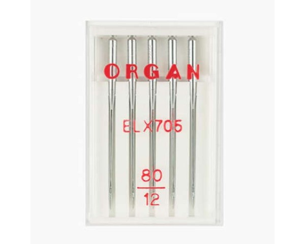 Иглы Organ для распошивальных машин № 80 5 шт. EL705-80