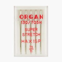 Иглы Organ супер стрейч № 75 5 шт. 130/705.75.5.HAx1SP