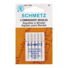 Иглы Schmetz для вышивания №75 5 шт. 130/705H-E