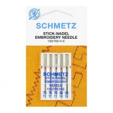 Иглы Schmetz для вышивания №75-90 5 шт. 130/705H-E