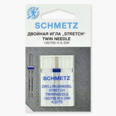 Иглы Schmetz двойные стрейч №75/4 1 шт 130/705H-S ZWI 
