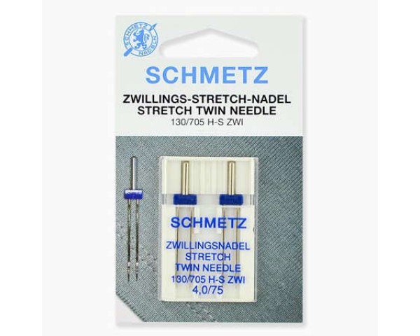 Иглы Schmetz двойные стрейч №75/4 2 шт 130/705H-S ZWI 
