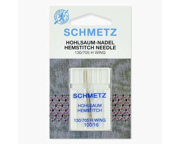 Иглы Schmetz для мережки №100 1 шт 130/705H-WING