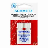 Иглы Schmetz двойные металлик № 90/3 1 шт. 130MET ZWI