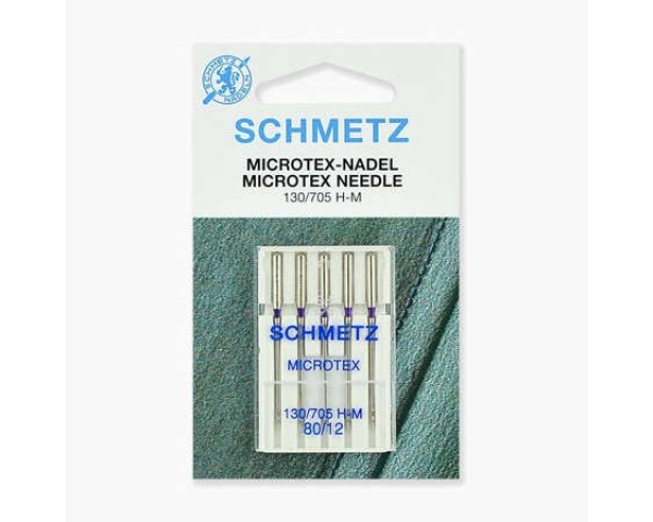 Иглы Schmetz микротекс №80 5 шт. 130/705H-M
