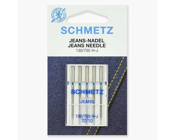 Иглы Schmetz для джинса № 70 5 шт. 130/705H-J