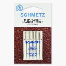 Иглы Schmetz для кожи №80 5 шт. 130/705H LL