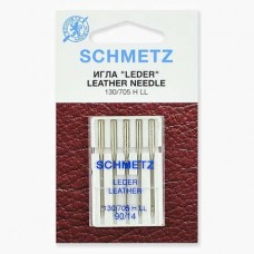 Иглы Schmetz для кожи №90 5 шт. 130/705H LL