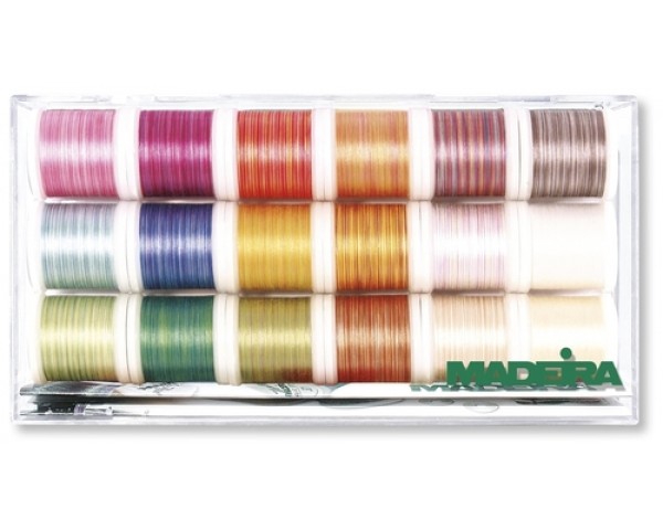 Набор ниток MADEIRA Cotona 50 Multicolor 18 x 200 м 8035