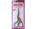 Ножницы ALFA вышивальные "цапельки" 9 см AF-101-30