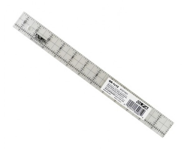 Линейка OLFA для пэчворка 1.25х12.5" OL-QR-1*12